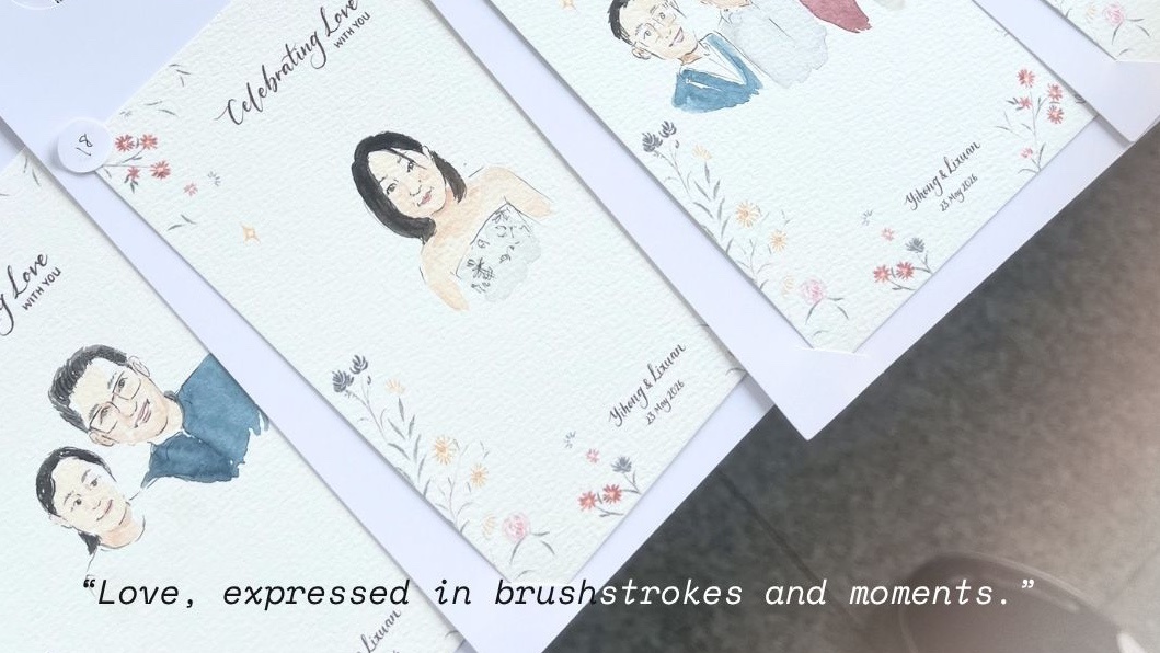 Guest portraits keepsakes