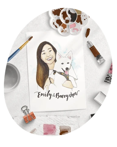 Pet portrait gift ideas