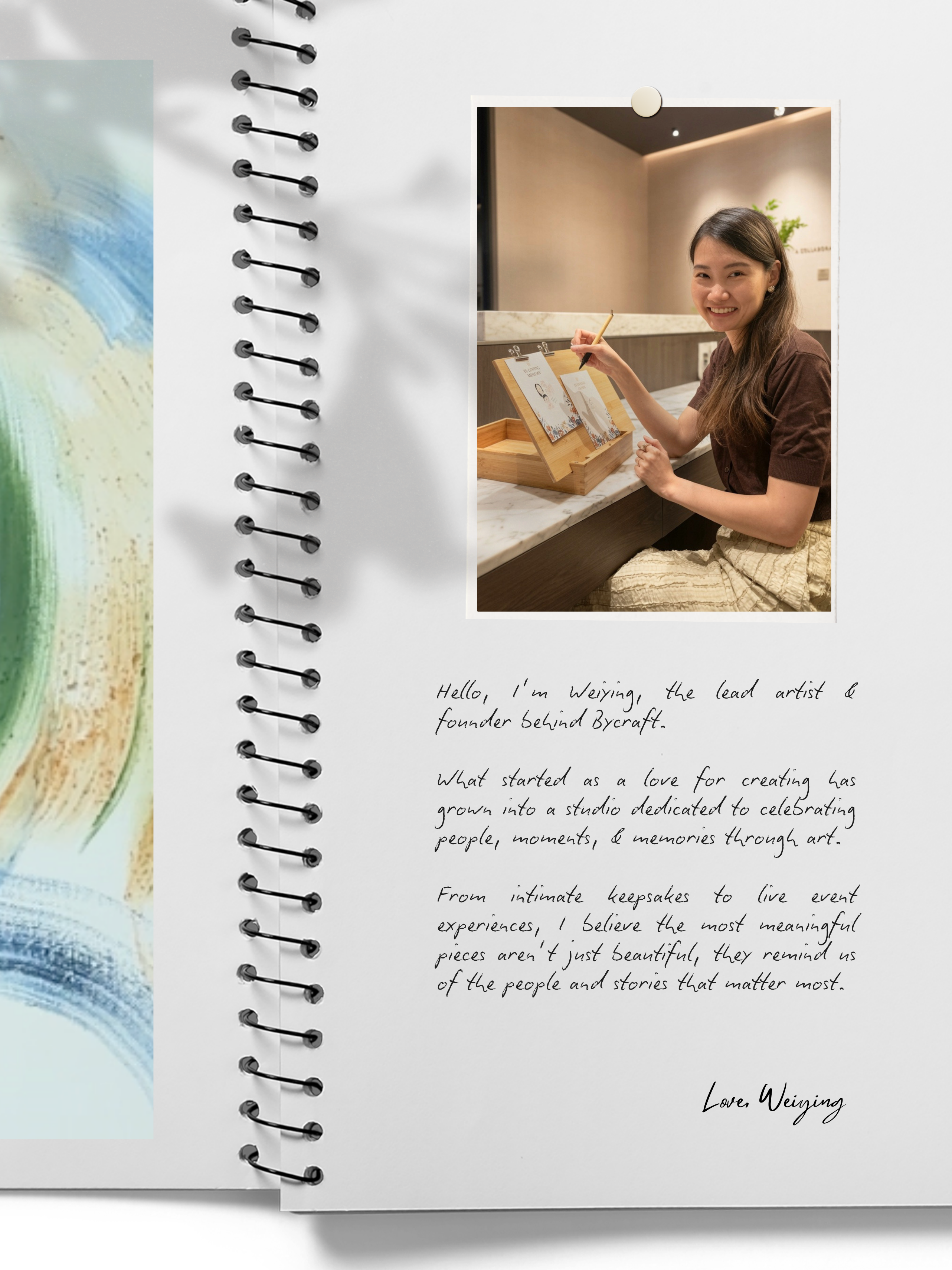 By Craft Room founder at work in the studio