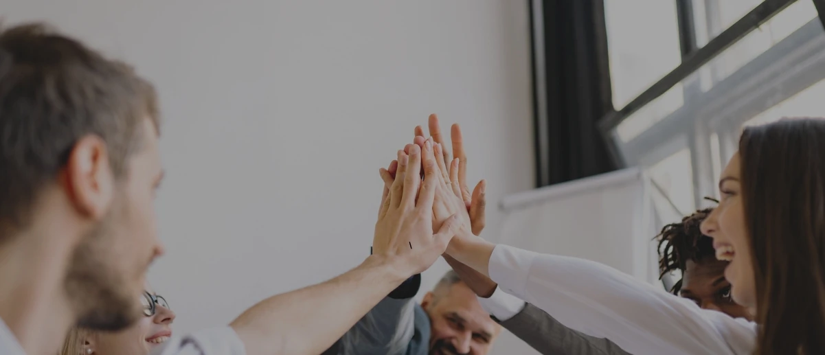 Corporate teamwork