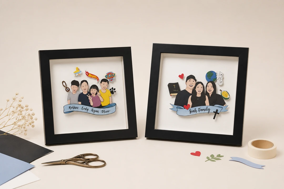 custom family 3d portrait frame gift.png