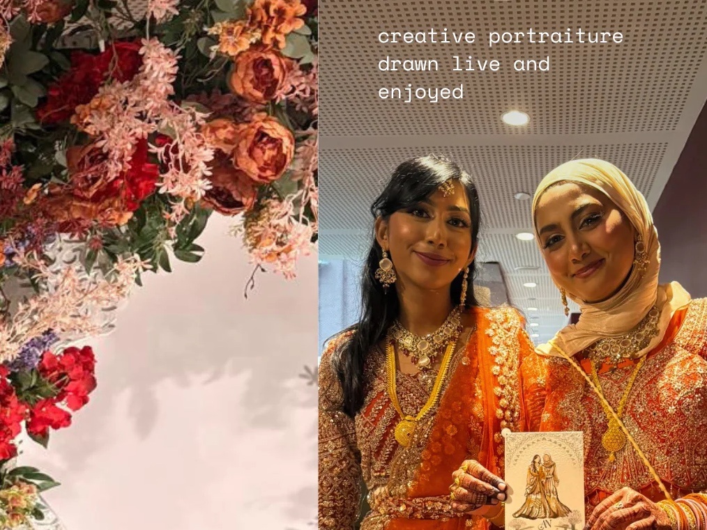 Indian guest portrait illustrations