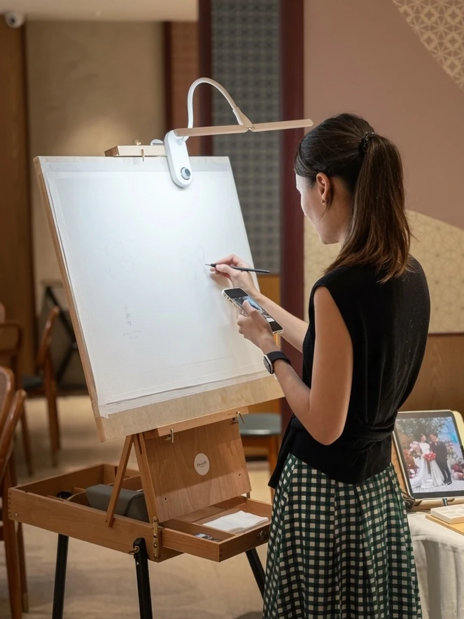 Live Wedding Painter Singpapore