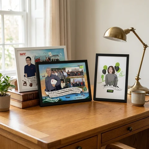 team portraits company appreciation farewell gift ideas