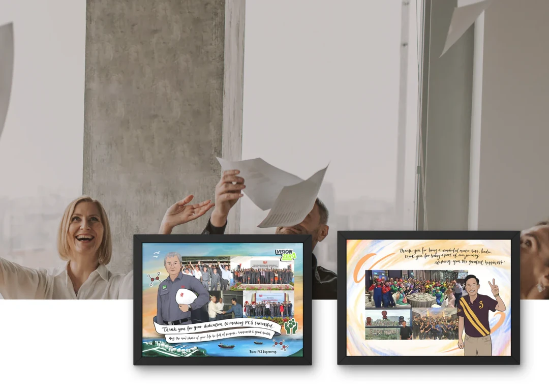Company collage gift