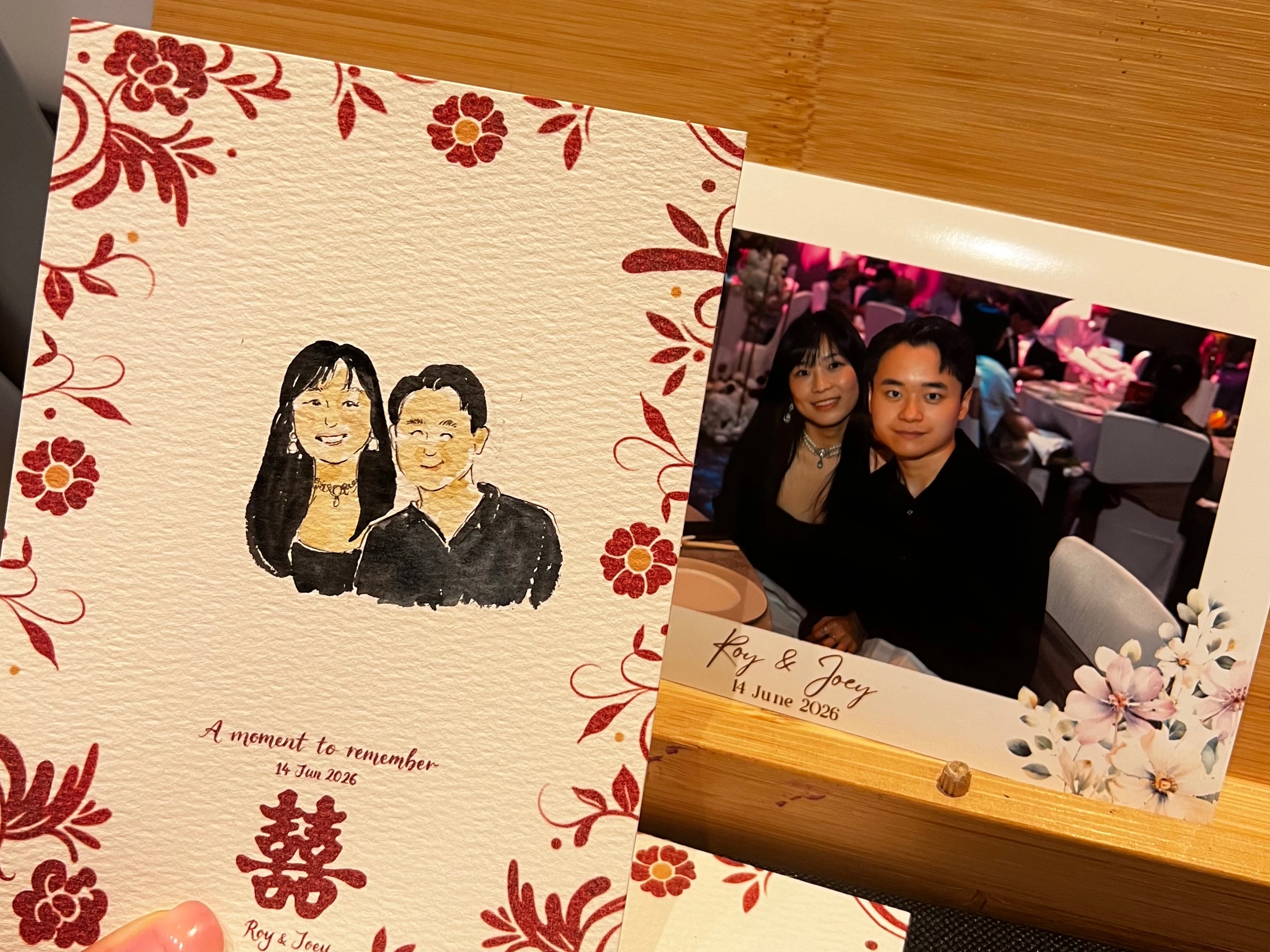 Guest portraits likeness comparison with photo